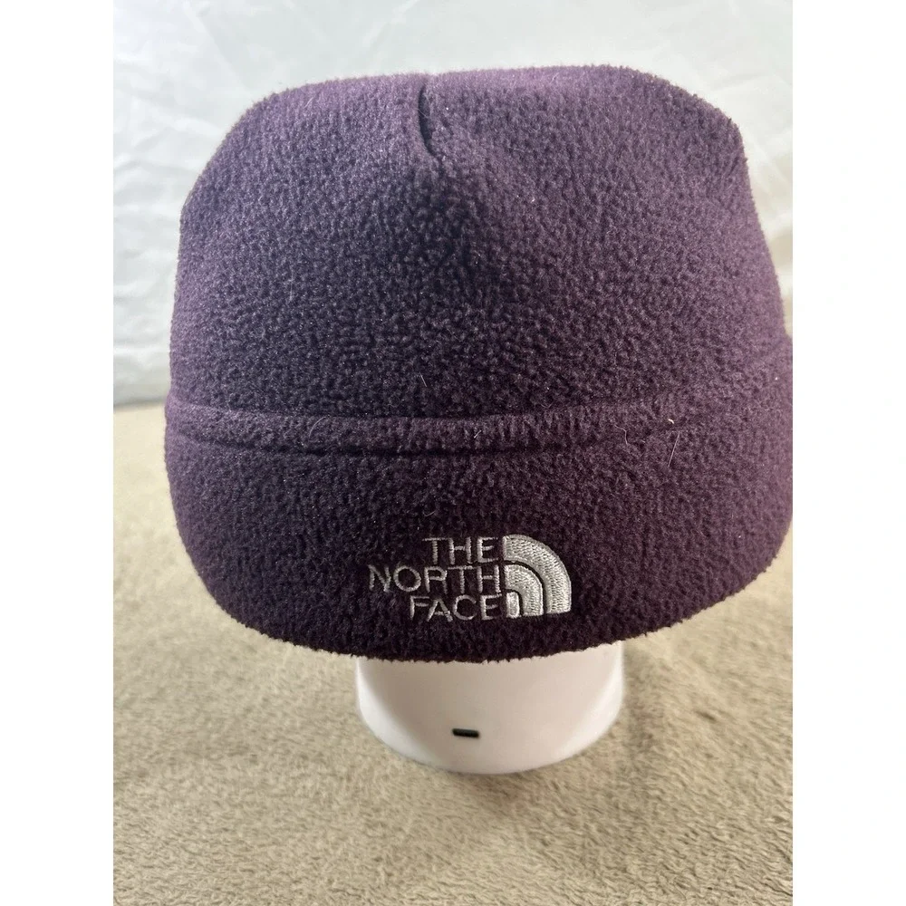 The North Face Polartec Purple Fleece Beanie Hat M/M Made In USA